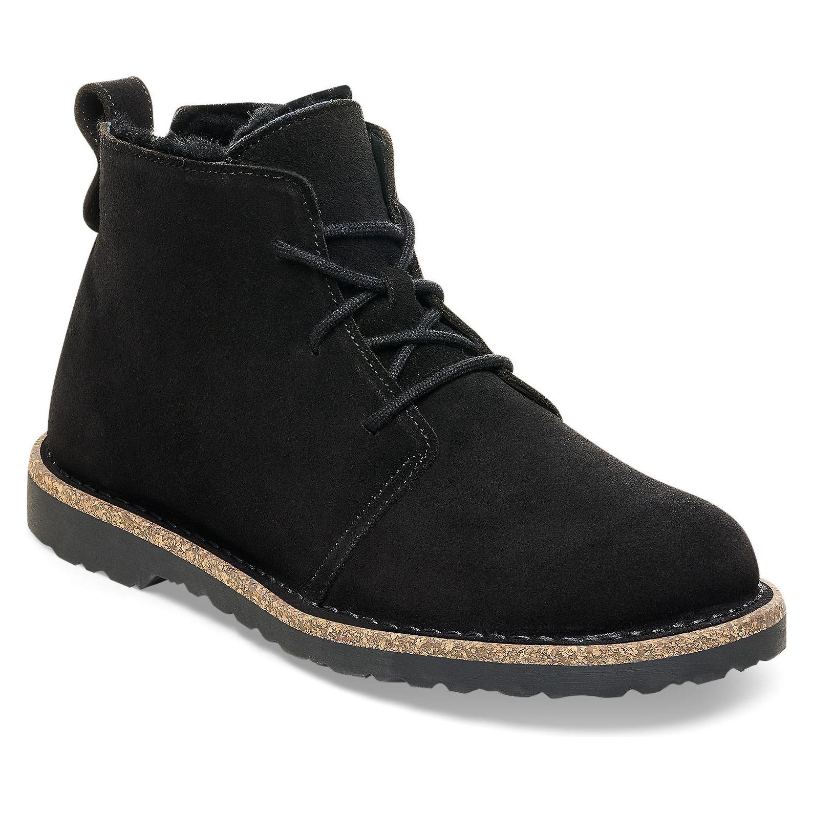 Birkenstock, Vrouwen, Sandalen, Uppsala Omgekeerd Lam Leve, Zwart, (38)