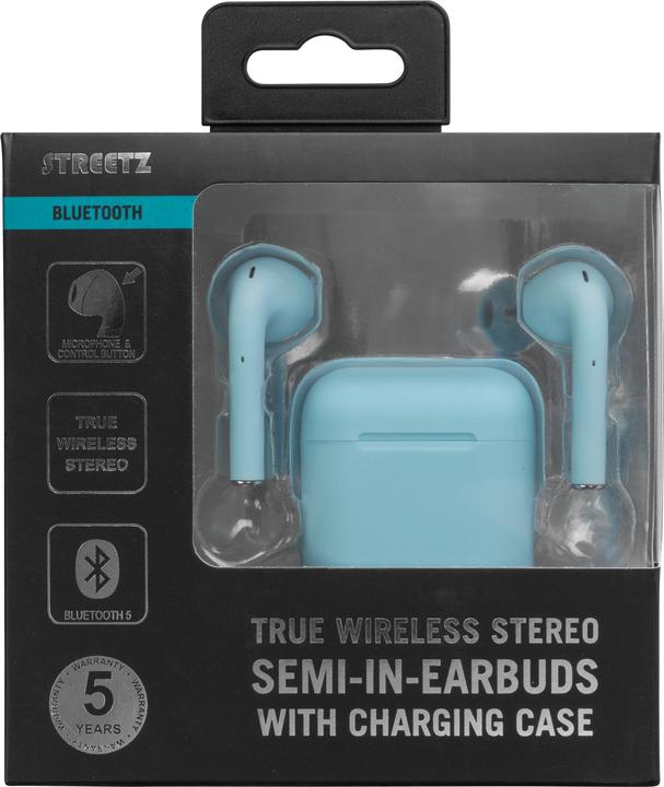 Produktbild Streetz TWS - Semi-in-Ear Earbuds (Keine Geräuschunterdrückung, 18 h, Kabellos)