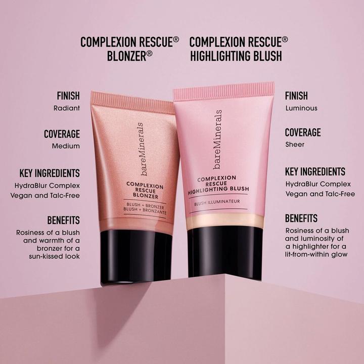 Produktbild Bare Minerals bareMinerals Rouge Complexion Rescue Highlighting Blush Mauve Glow / 15 ml (Mauve Glow)