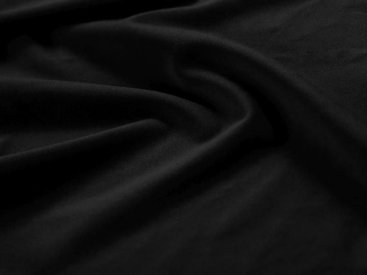 Actual product image Micadoni Velvet Storage Bed With Headboard, "Amy", Black, 220x130x95 Made in Europe (90 x 200 cm)