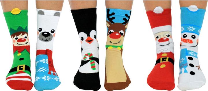 Actual product image United Oddsocks Santa Squad (pack of 3, 30 - 38)