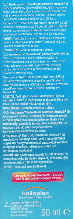 Actual product image Neutrogena Hydro Boost City (50 ml, Day cream, SPF 25)