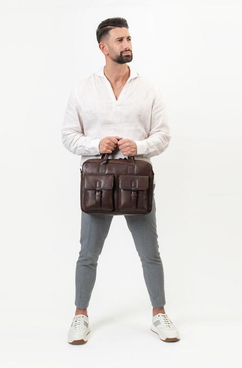 Produktbild Farmhood Memphis Aktentasche Leder 39 cm Laptopfach (15.40")