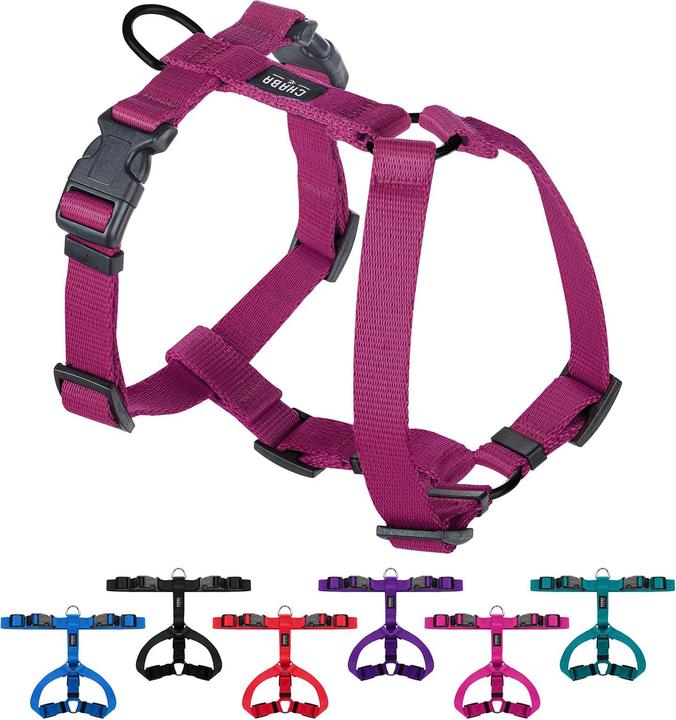 Actual product image Chaba SZELKI GUARD "L" BORDOWE 35-60 / 50-75 /2,5cm (L, Dog, Walks)