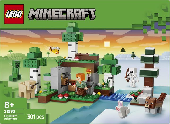 Actual product image LEGO First adventure at night (21593, LEGO Minecraft)