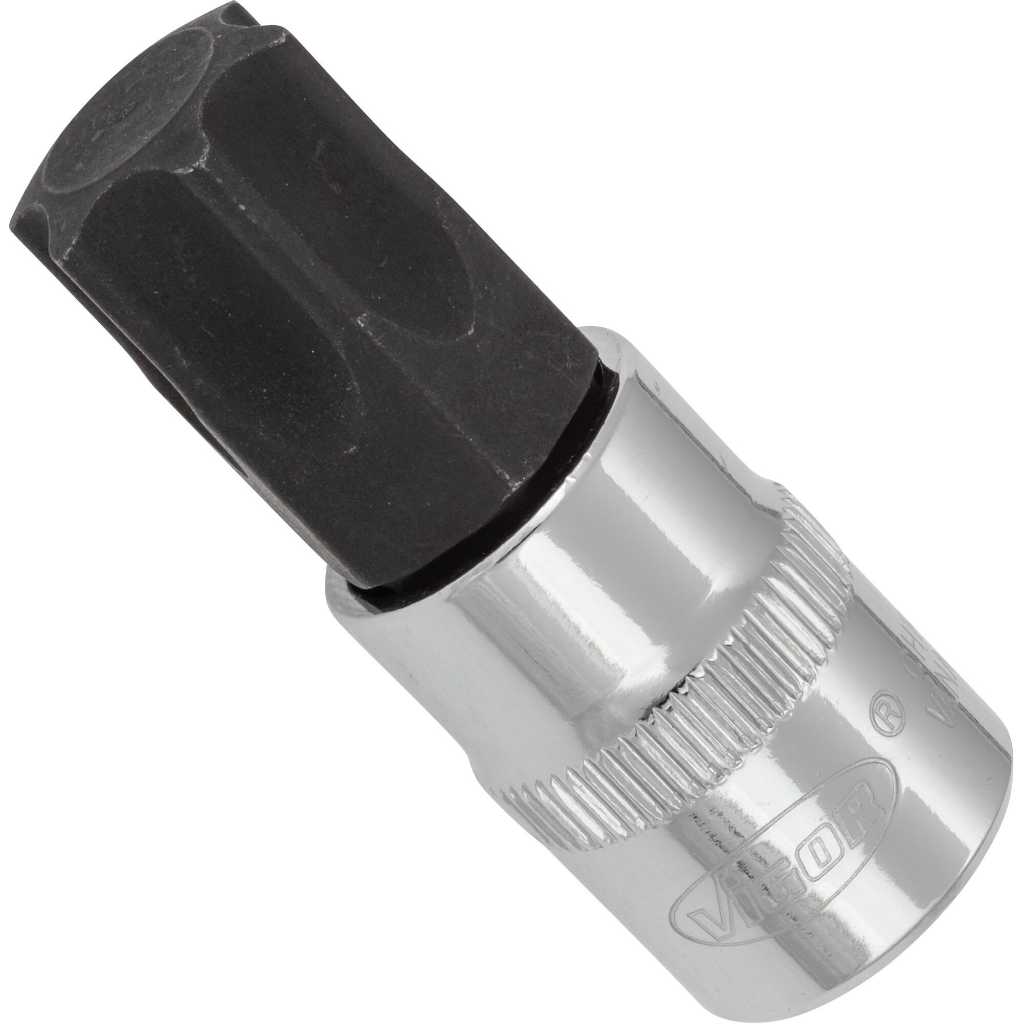 Thumbnail - Vigor, Steckschlüssel + Stecknuss, 3/8" TORX-SCHRAUBENDR.EINSATZ T70, 48MM
