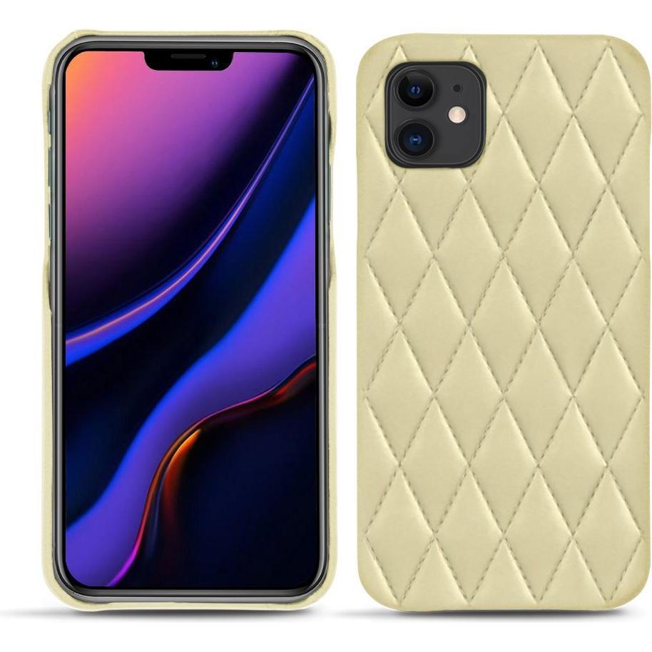 Noreve Lederschutzhülle (Apple iPhone 11), Smartphone Hülle, Beige