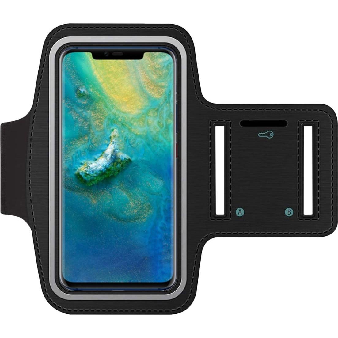 SmartFitness Huawei Mate 20 Handy Sport Armband, Smartphone Sportarmband, Schwarz