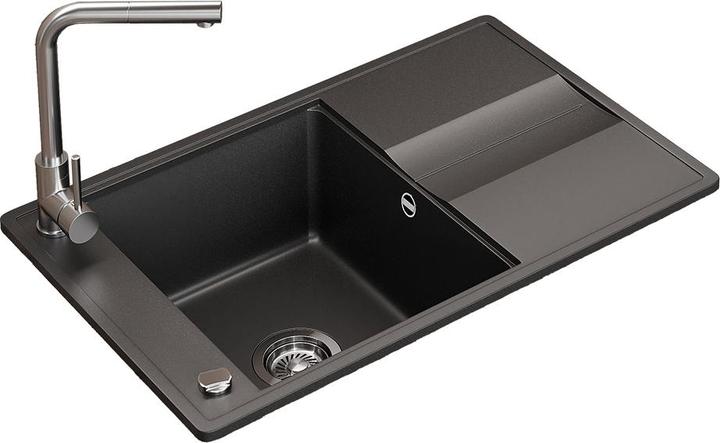 Actual product image Bergström Kyoto (Fitted sink with draining board, 78 cm, 50 cm)