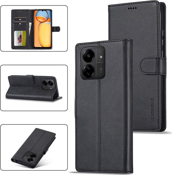 Produktbild LC.Imeeke Xiaomi Poco C65 / Redmi 13C - Etui schwarz (Xiaomi Poco C65)