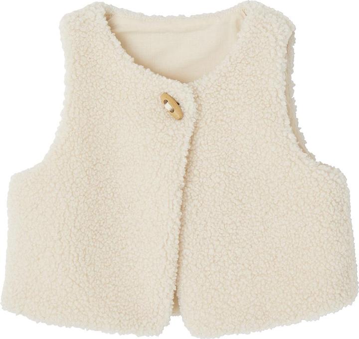 Actual product image Vertbaudet Mädchen Baby-Set: Kariertes Kleid, Weste & Haarband (92)
