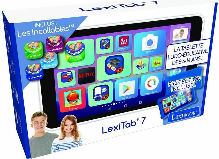 Image du produit Lexibook Tablette LexiTab Master 7 pouces à contenu éducatif, housse de protection version FR (Français)
