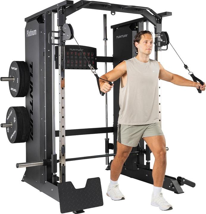 Actual product image Tunturi Platinum Full Smith/Functional Trainer mit Gewichtsstapel