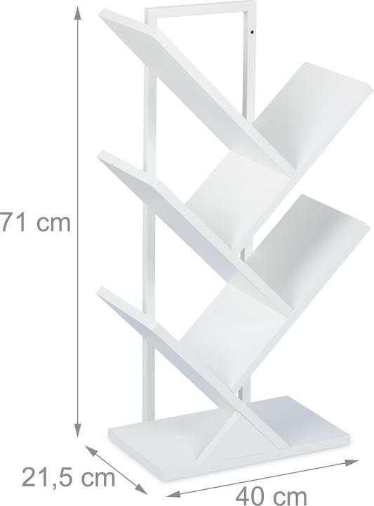 Actual product image Relaxdays Bookshelf (40 x 21.50 x 71 cm)