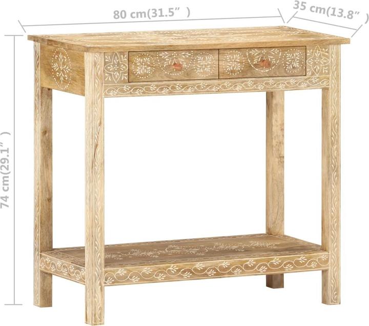 Image du produit vidaXL Konsolentisch (80 x 35 x 74 cm)
