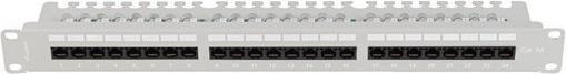 Produktbild Lanberg Patch Panel 24 Port 1u 19 Kat.6a Utp Z Organizerem Kablowym Szary