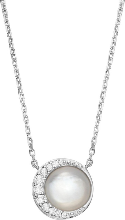 Actual product image Fossil Crescent (Sterling Silver, Mother-of-pearl, 40 - 45 cm)