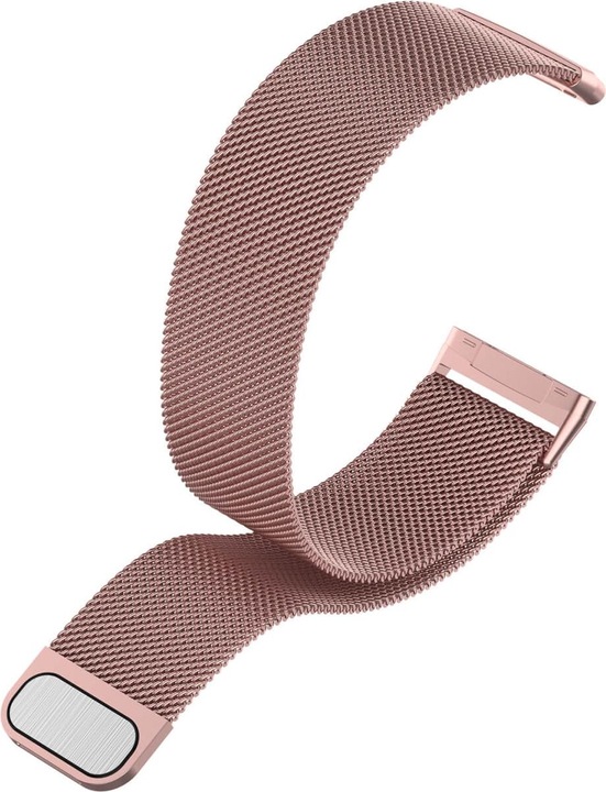 Produktbild Cover-Discount Fitbit Versa / Sense - Milanese Armband rosa (Edelstahl, Sense, Versa 3)
