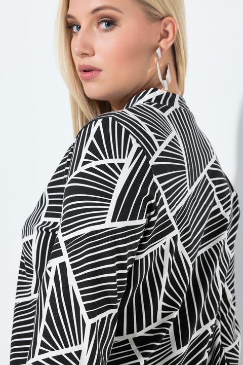 Actual product image Ulla Popken Mixed Stripe Turtleneck Tee (62)