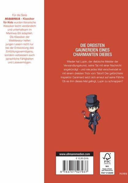 Produktbild MANHWA – Klassiker für Kids – Arsène Lupin (Deutsch, Renate Seo, Lime Studio, Ullmann Medien, 2024)
