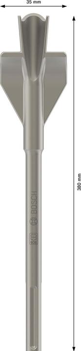 Produktbild Bosch Professional Zubehör PRO SDS max Winged Gouging Chisel, 35 x 380 mm (35 mm)