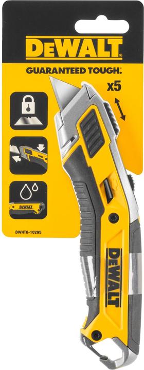 Produktbild DeWalt Messer einziehb. Klinge gummiert | DWHT010295 (Cutter)