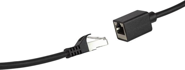 Actual product image LogiLink Patch cable extension Premium, Cat.6A, 2.0 m black, RJ45 plug (S/FTP, CAT6a, 2 m)