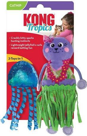 Image du produit KONG Tropics Hula 2-Pack (Jouets avec herbe à chat)