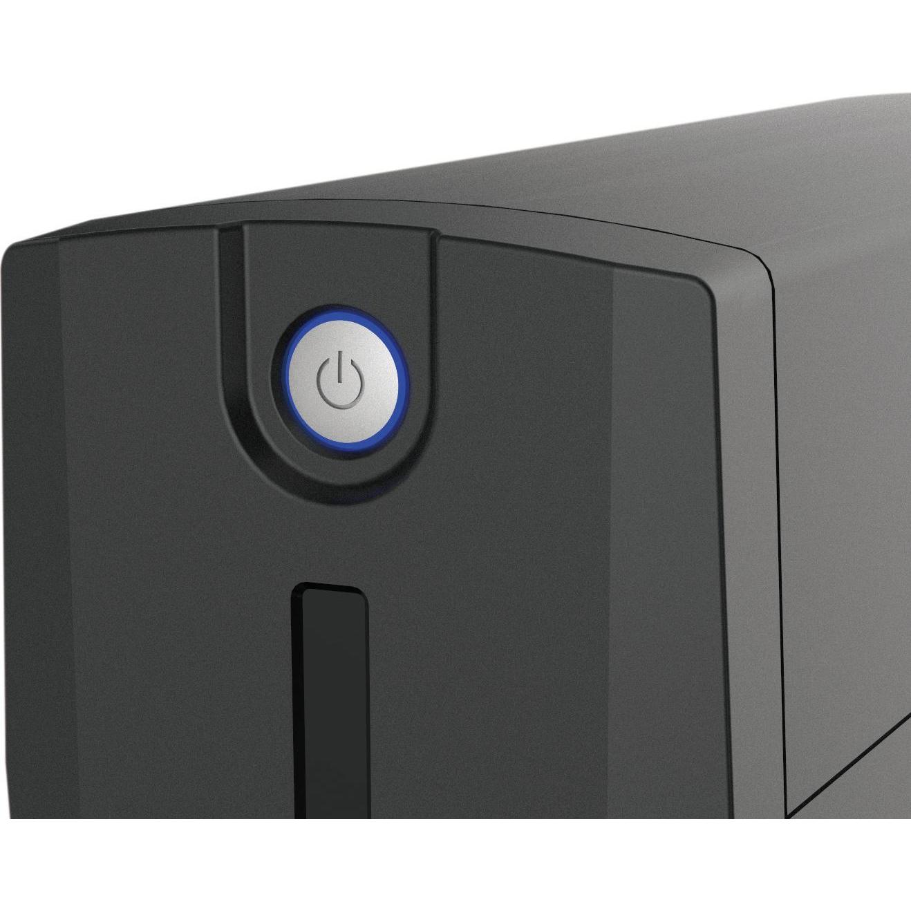 Thumbnail - Conceptronic 2 x Schuko, AC, 850 VA Schwar (850 VA, 480 W, Line-Interaktiv USV), USV