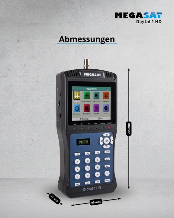 Actual product image Megasat Digital 1 HD (Measurement technology)