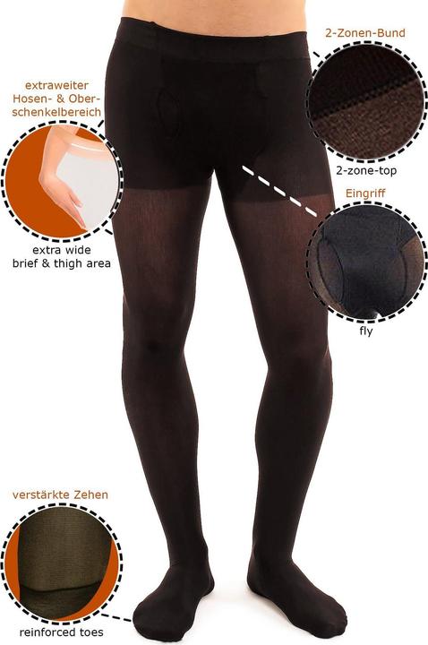 Produktbild Glamory Microman 100 (100 DEN, 48 - 50)