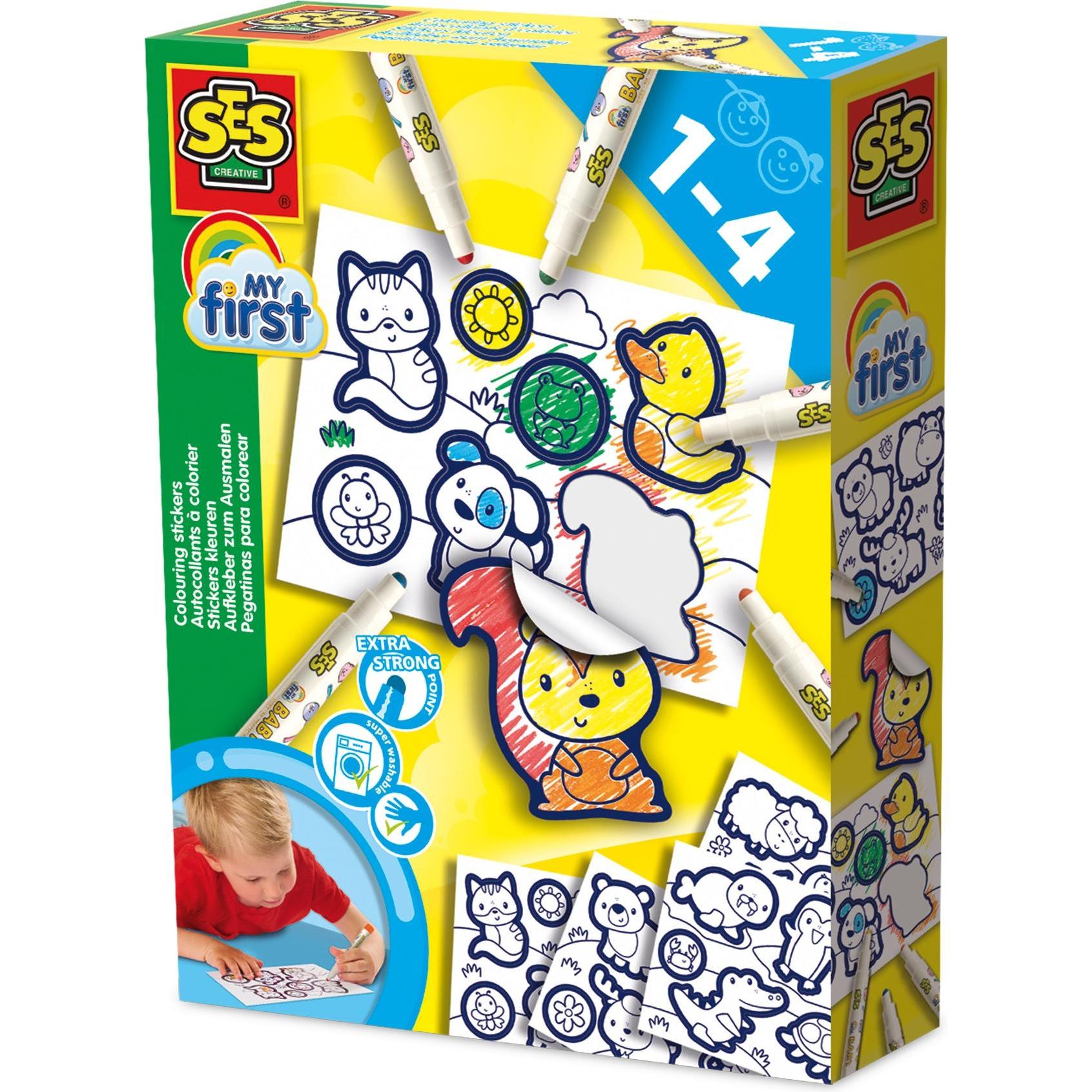 Ses My first - Aufkleber zum Ausmalen (14475)