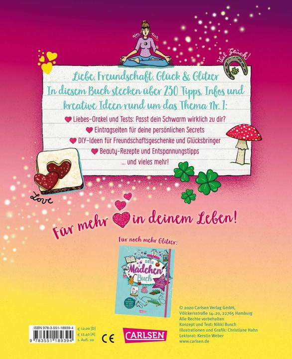 Produktbild Dein Mädchen-Buch: Lovebook (Deutsch, Nikki Busch, Christiane Hahn, 2020)
