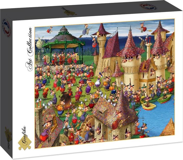 Produktbild Grafika Puzzle 2000 pieces François Ruyer: Witches (2000 Teile)