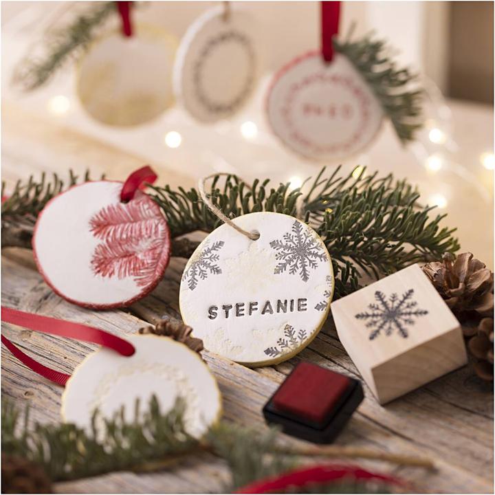 Produktbild Creativ Company Bastelset Weihnachtskugeln Ton