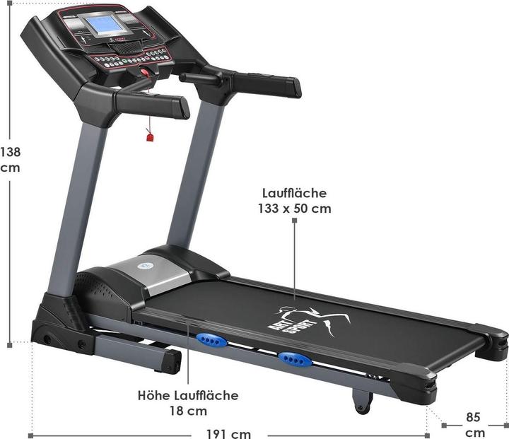 Image du produit Juskys Laufband Speedrunner 6000
