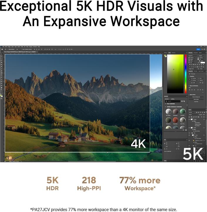 Image du produit ASUS ProArt PA27JCV (5120 x 2880 pixels, 27")