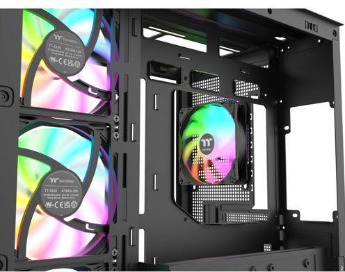 Actual product image Thermaltake Geh View 380 WS Midi Tower "ARGB" Black retail (ATX, mATX, Mini-ITX)