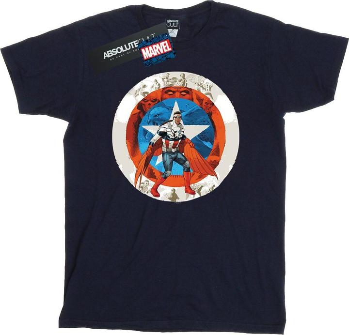 Captain America Sam Wilson Shield TShirt (4XL)