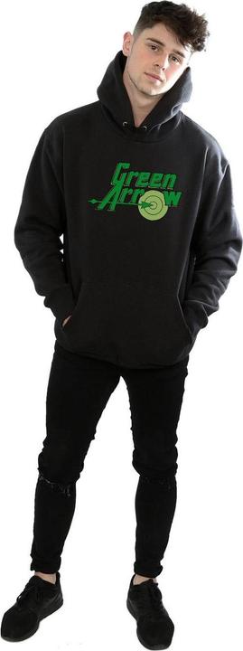Produktbild Green Arrow Text Logo Kapuzenpullover (L)