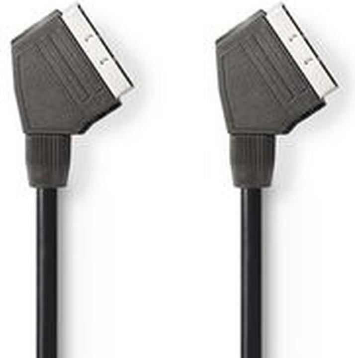 Produktbild Nedis Scart-Kabel (Stecker auf Stecker, 2 m) Schwarz (2 m)