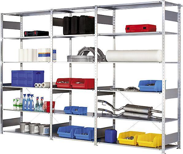 Actual product image eurokraft pro Boltless shelving, single row