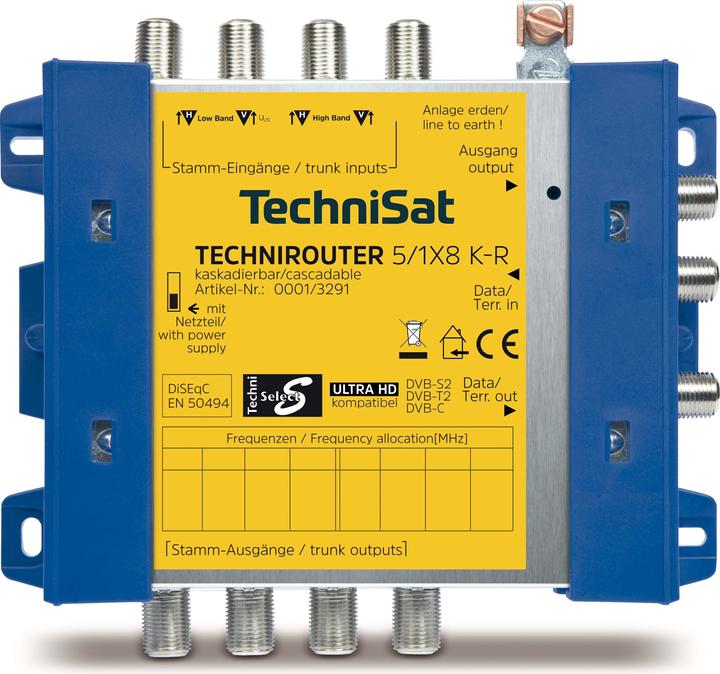 Produktbild TechniSat TechniRouter 5/1x8 K-R (Multischalter)