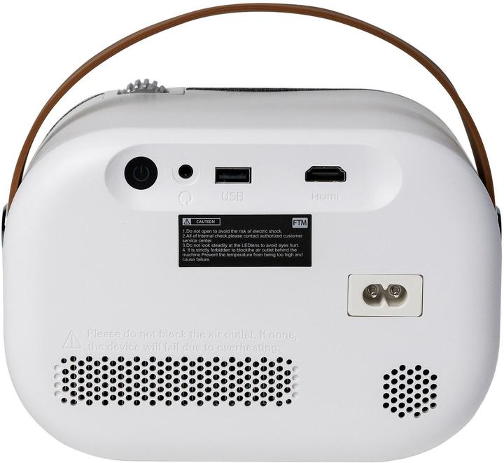 Immagine prodotto FTM Projektor Mini, ANSI-Lumen: 200 lm, Auflösung: 1920 x (Full HD, 200 lm, 1.25:1)