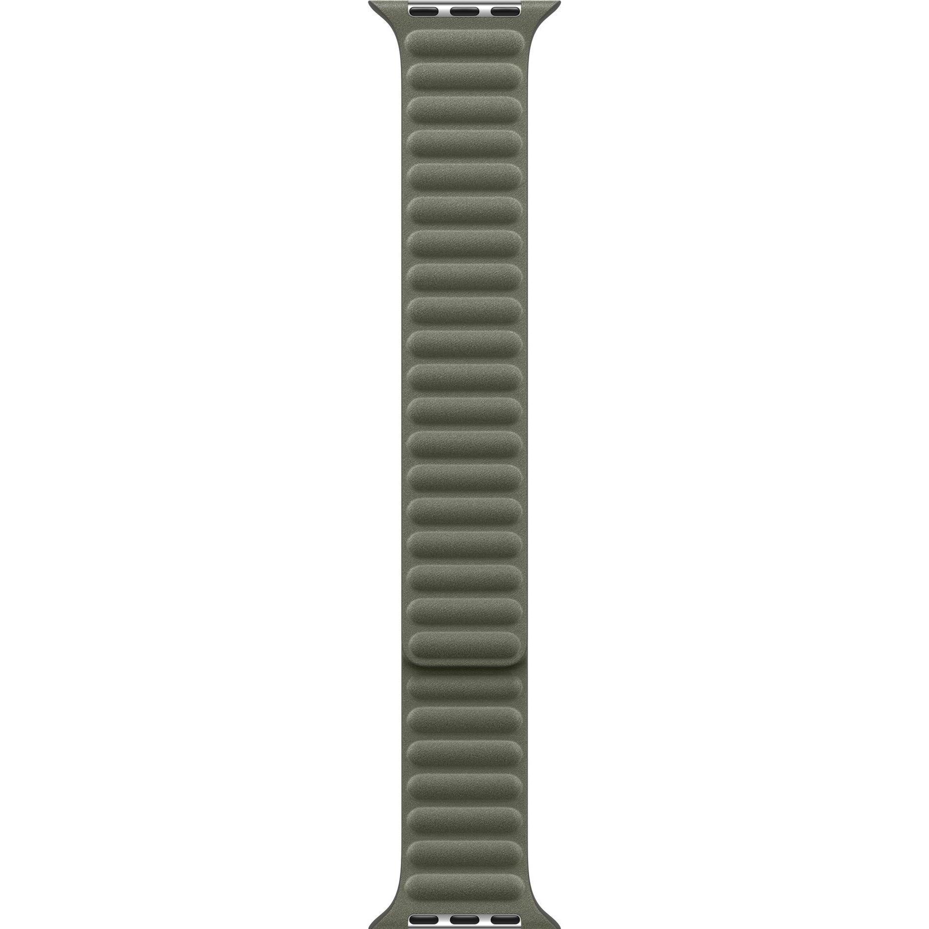 Apple Magnetic Link (42 mm, Recyceltes Polyester), Uhrenarmband, Grau