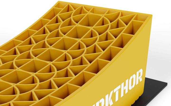 Actual product image Werkthor Innovative Auffahrkeile mit Unterlegmatte und Transporttasche (13.500kg)