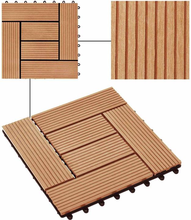 Produktbild vidaXL Terrassenfliese (22x, 30 x 30 cm)