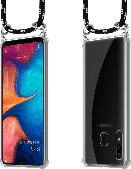 Produktbild Cadorabo TPU Handy Kette SILBER Cover