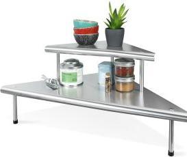 Image du produit Wenko Étagère d'angle de cuisine Massivo Duo - Argenté