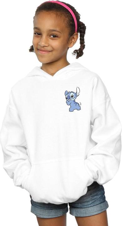 Immagine prodotto Disney Lilo And Stitch Stitch Backside Breast Print Felpa con Cappuccio Ragazze (140, 146)
